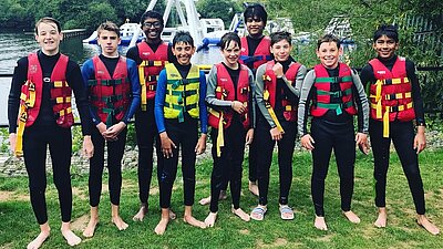 Pupils on Wakeboarding Trip