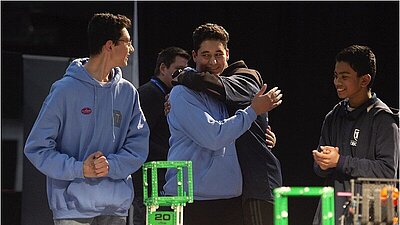 Middle School Pupils in Robotics Club